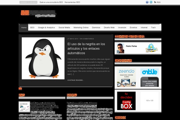 WordPress website example screenshot