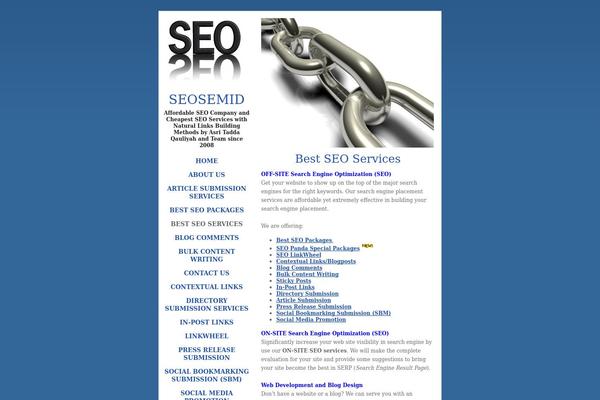 seosemid.com site used Brochure