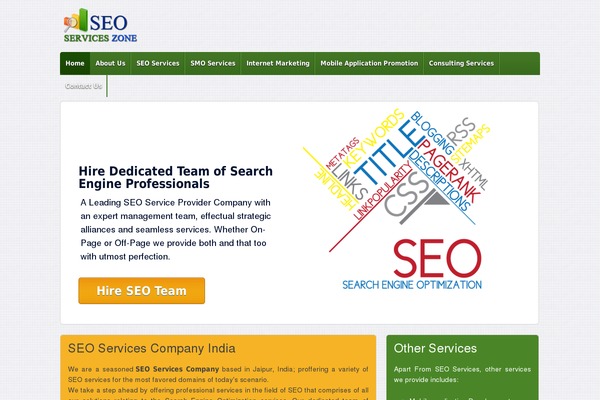WordPress website example screenshot