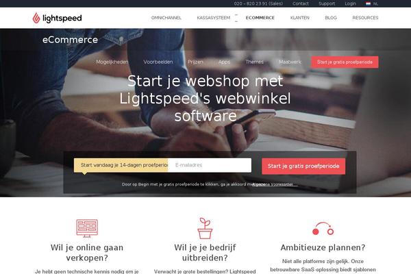 seoshop.nl site used Lightspeed