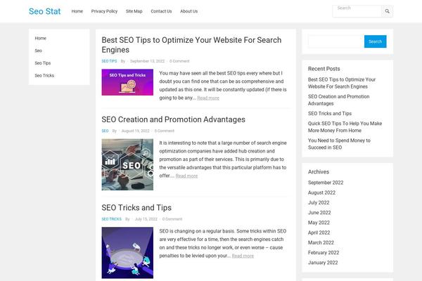 seostat.info site used Blogshare