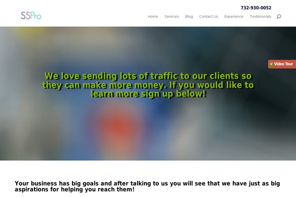 WordPress website example screenshot