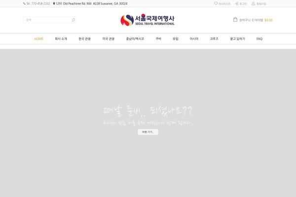 seoultravel theme websites examples
