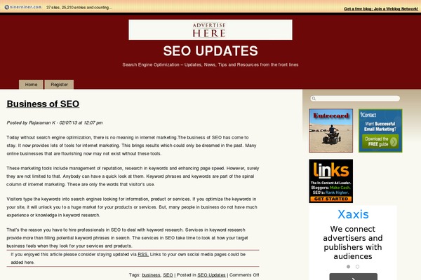 seoupdates.com site used Namib