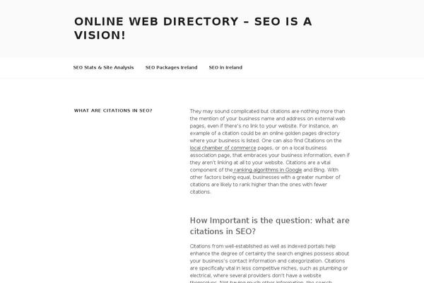 Twenty Seventeen theme site design template sample