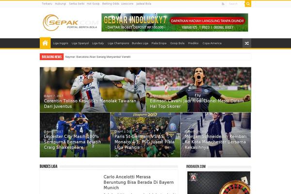 WordPress website example screenshot