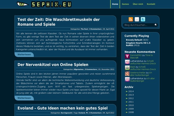 sephix.eu site used Sephix2.0