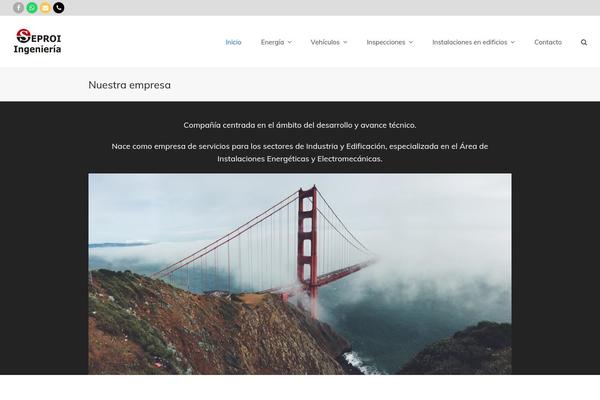 Total theme site design template sample
