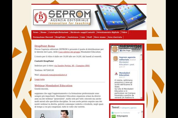 seprom.it site used Zeebusiness-child