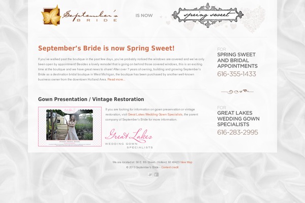 Purity theme site design template sample