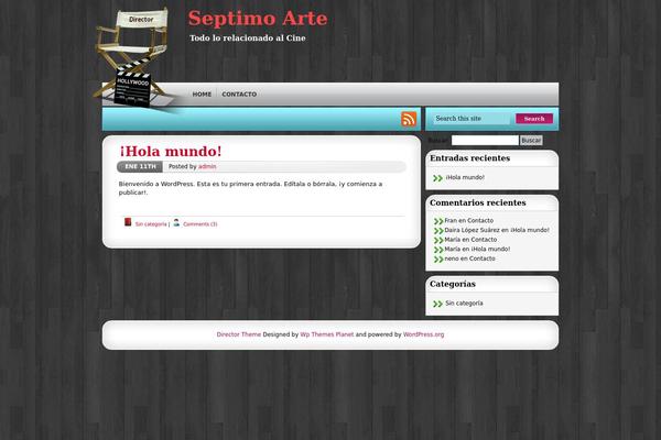 septimoarte.com site used Director Theme
