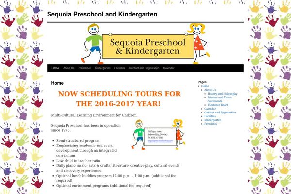 WordPress website example screenshot