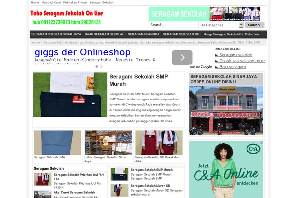Tetap Semangat theme site design template sample