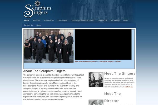seraphimsingers.org site used Seraphim