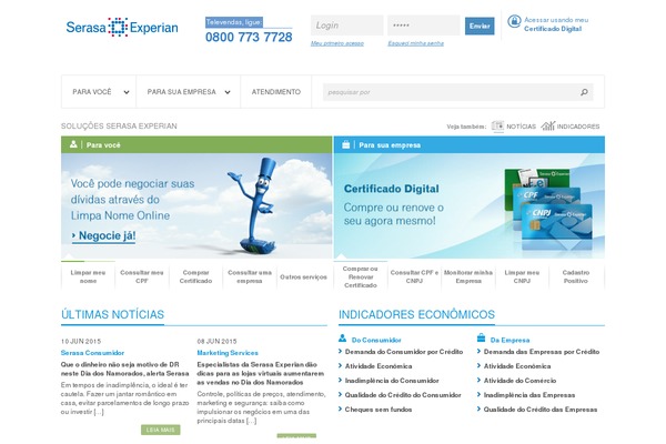 serasaexperian.com site used Serasa_news