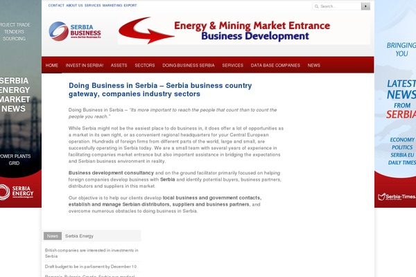 serbia-business.eu site used Energy