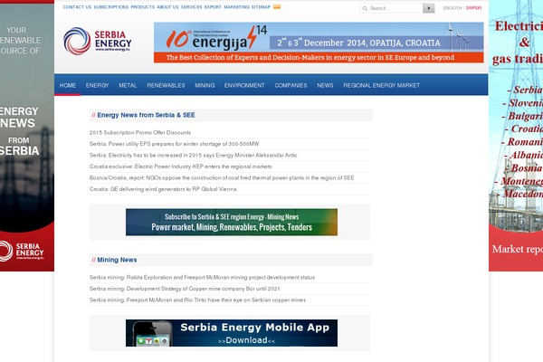 serbia-energy.eu site used Energy_theme