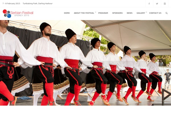 serbianfestival.com.au site used Serbianfestival