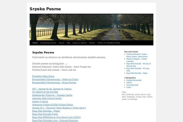 WordPress website example screenshot