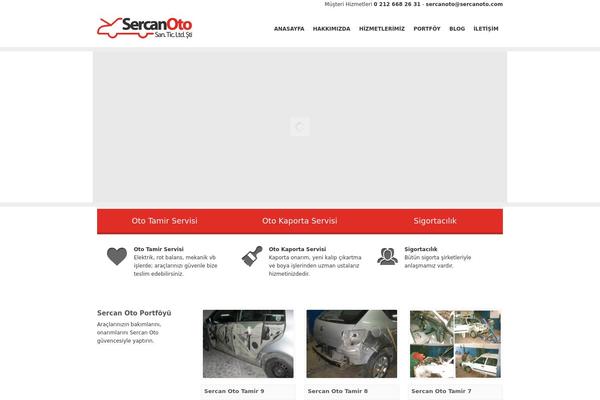 sercanoto.com site used Sercanoto
