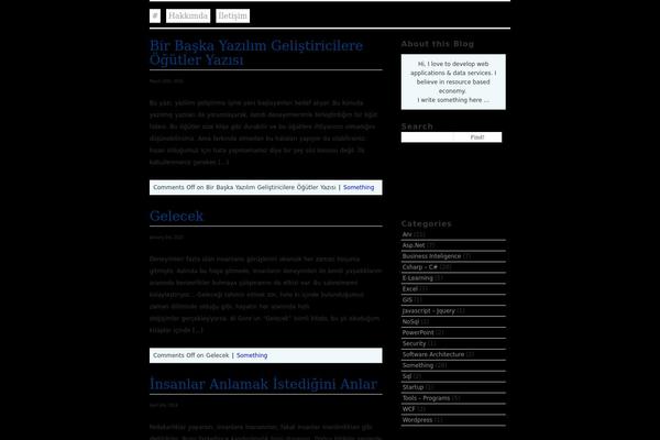 Blass2 theme site design template sample