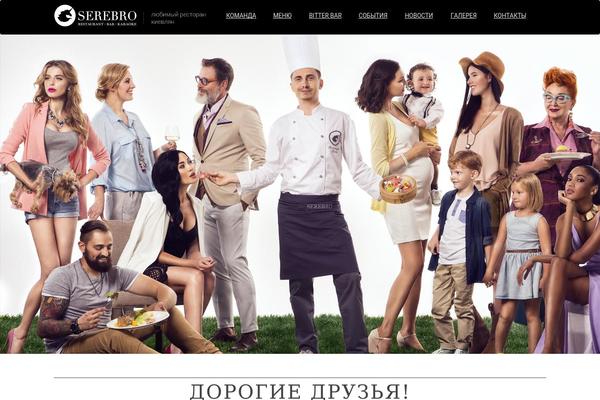 serebro theme websites examples