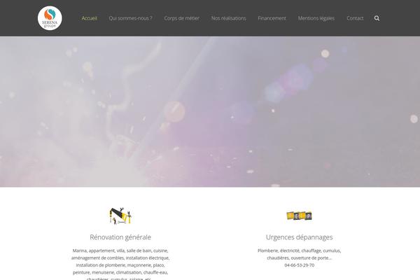 Impreza theme site design template sample