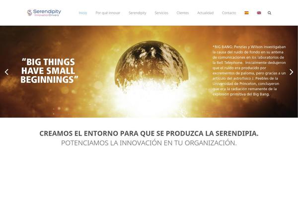 Impreza theme site design template sample