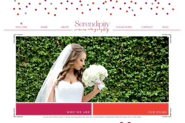 Serendipity theme site design template sample