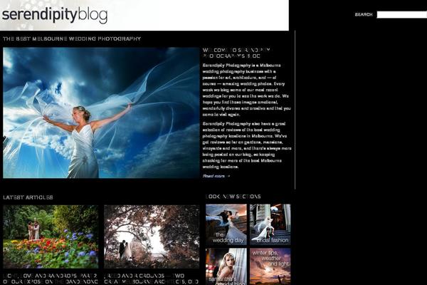 Bloggingstream theme site design template sample