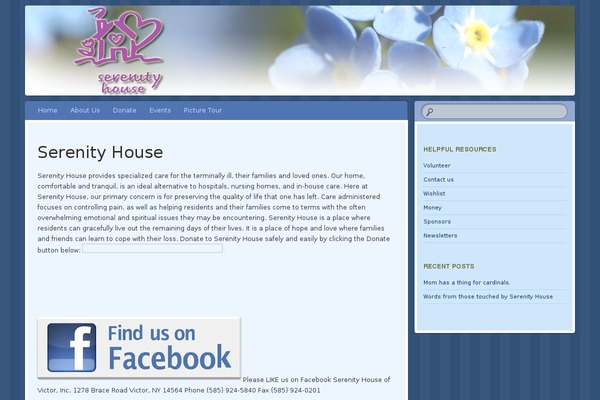 serenity-house.org site used Bouquet