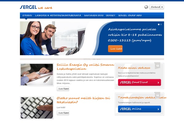 sergel.fi site used Sergel