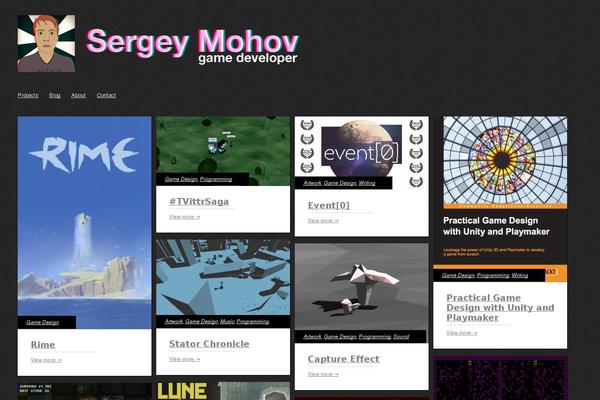 sergeymohov.com site used Gridly