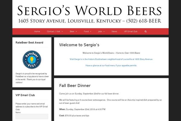sergiosworldbeers.com site used Forefront