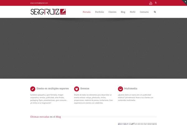 WordPress website example screenshot