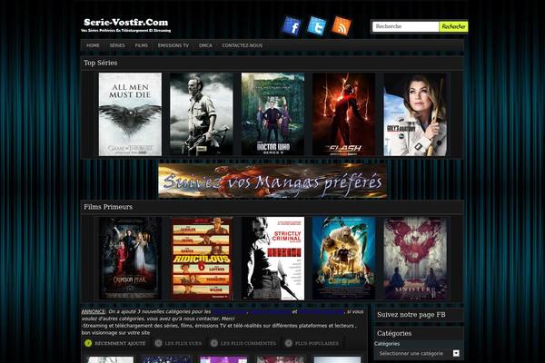 serie theme websites examples