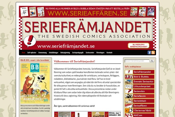 serieframjandet.se site used Serieframjandet-2018