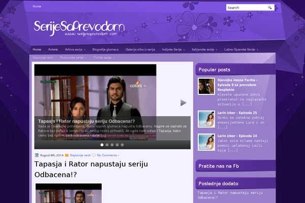 serijesaprevodom.com site used Purplestyle