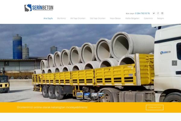 Construction theme site design template sample