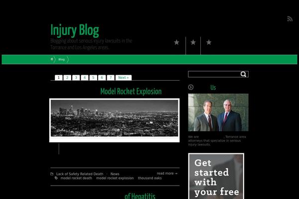 WordPress website example screenshot