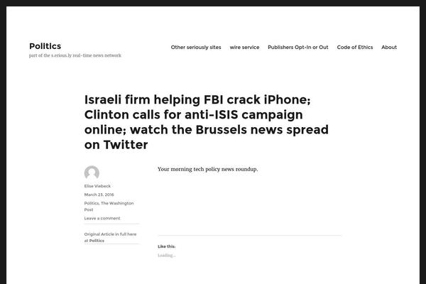 Twenty Fifteen theme site design template sample