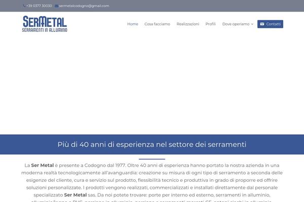 Total theme site design template sample
