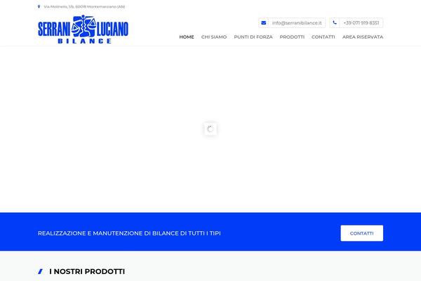 Industrial theme site design template sample