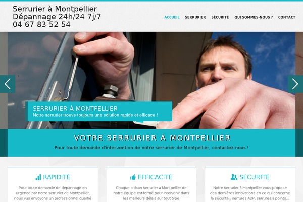 serrurier-depannage-montpellier.fr site used Gl_theme_1