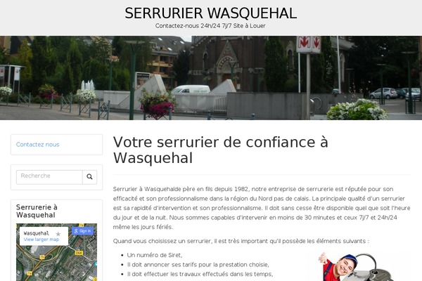 serrurier-wasquehal.fr site used Gray and Square