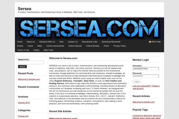 sersea.com site used Wpmu Dixi