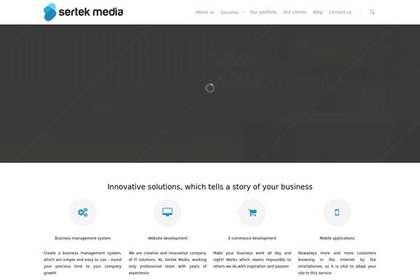 Salient theme site design template sample