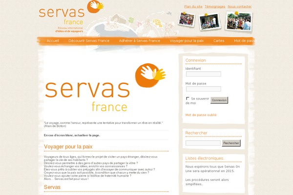 servas-france.org site used Servas