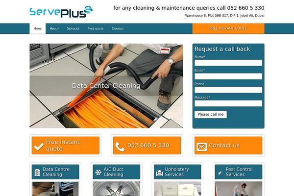 serve-plus.com site used Cleaningservices