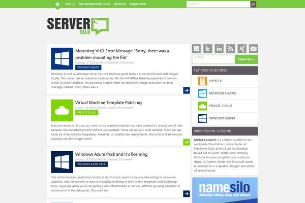 server-talk.eu site used Server-talk-metro
